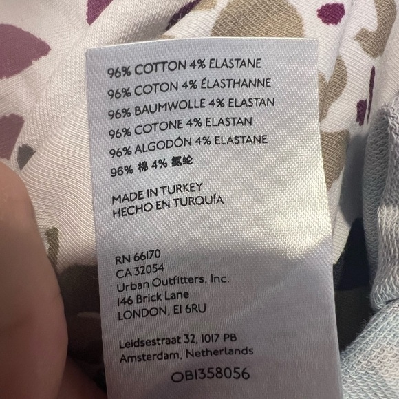 Anthro Maeve Puff Sleeve Floral Sweatshirt XS Mix Print Boho Bloomcore Dainty - Picture 8 of 8